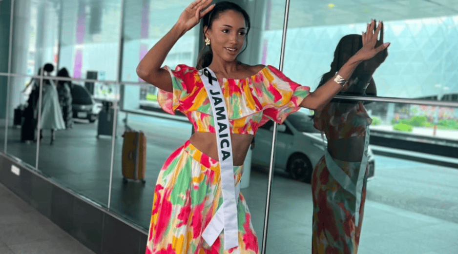 Miss Jamaica reaparece en redes sociales tras caída. ESPECIAL / IG / @officialgabriellehenry