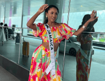Miss Jamaica reaparece en redes sociales tras caída. ESPECIAL / IG / @officialgabriellehenry