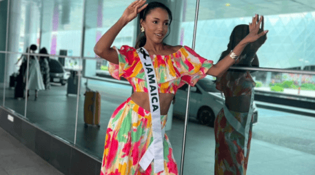 Miss Jamaica reaparece en redes sociales tras caída. ESPECIAL / IG / @officialgabriellehenry