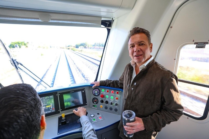 En su mensaje, Lemus agradeció a todas las personas que hicieron posible&nbsp;la Línea 4 del Tren Ligero. EL INFORMADOR/A. Navarro