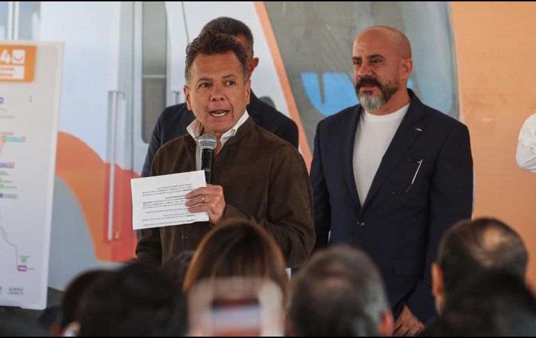 Imágenes de la inauguración de la Línea 4 del Tren Ligero este lunes 15 de diciembre. EL INFORMADOR/A. Navarro