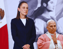 Sheinbaum afirma que el Papa León XIV envió muchos saludos al pueblo mexicano. EFE / M. Guzmán / ARCHIVO