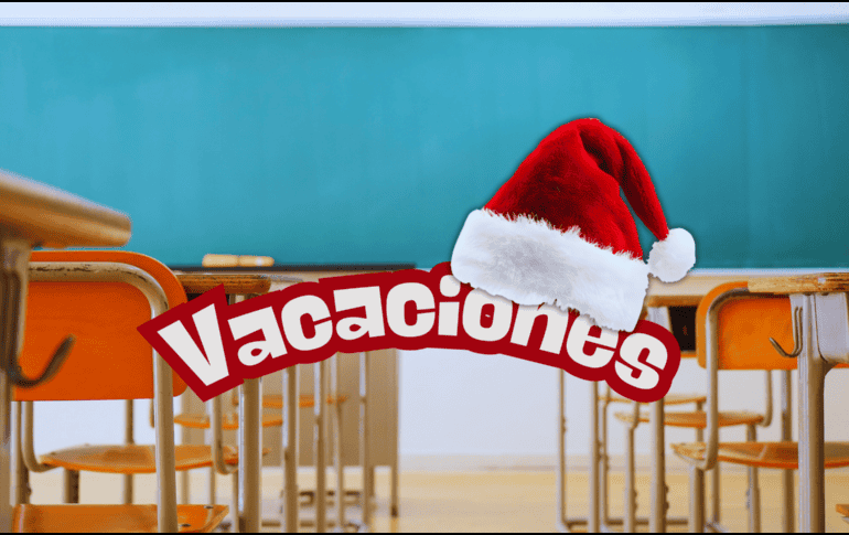 El periodo vacacional comenzará oficialmente el lunes 22 de diciembre, iniciando más de dos semanas de descanso para las y los estudiantes de educación básica. ESPECIAL / CANVA