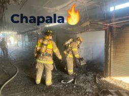 Las autoridades correspondientes ya realizan las inspecciones necesarias para determinar las causas del incidente y garantizar que el área sea segura antes de reanudar actividades. ESPECIAL / FACEBOOK Gobierno de Chapala