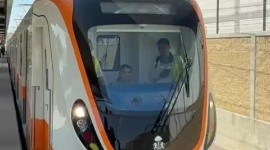 Primer vagón en funciones tras inauguración de la L4. EL INFORMADOR / A. Navarro