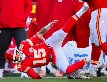 La lesión se produjo en los últimos minutos de la derrota 16-13 de los Chiefs ante Los Angeles Chargers. AP/ R. Hoffmann.