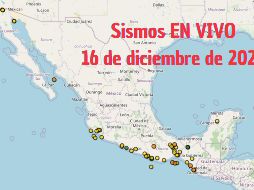Sismos en México | EN VIVO | 16 de diciembre de 2025. ESPECIAL / SSN
