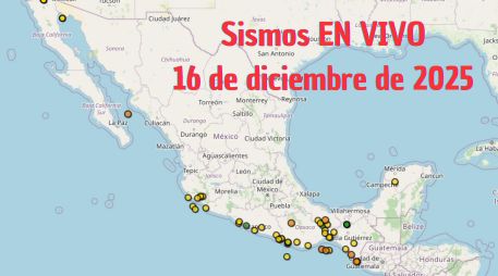 Sismos en México | EN VIVO | 16 de diciembre de 2025. ESPECIAL / SSN