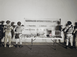 Se espera que las autoridades realicen las investigaciones correspondientes del origen de dichos objetos. CORTESÍA/Secretaría de Seguridad Pública del estado de Sinaloa