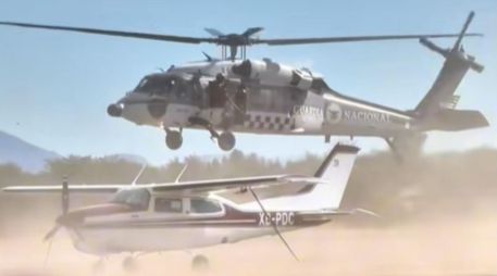 Un video viral muestra el arriesgado aterrizaje de un helicóptero Black Hawk de la Guardia Nacional. TIKTOK/@bonanza.pilot/ESPECIAL