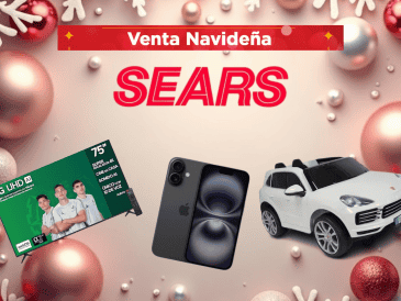 Entre las ofertas más destacadas, Sears ofrece hasta 50% de descuento, 18 meses sin intereses y envío gratuito en cientos de artículos seleccionados. CANVA / SEARS