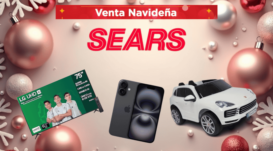 Entre las ofertas más destacadas, Sears ofrece hasta 50% de descuento, 18 meses sin intereses y envío gratuito en cientos de artículos seleccionados. CANVA / SEARS