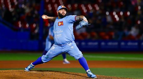 Luis Iván Rodríguez ganó el juego después de cinco entradas. Fue su juego 200 en la Liga Mexicana del Pacífico. CORTESÍA/Charros de Jalisco