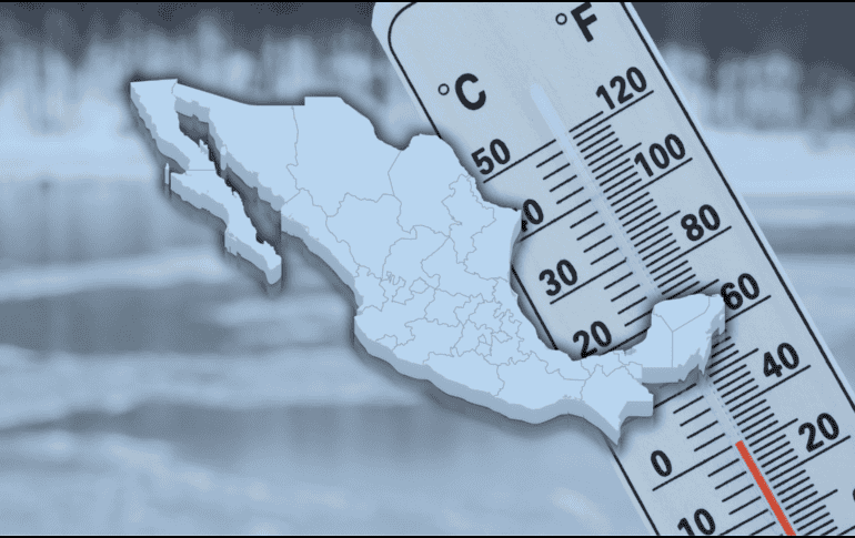 El jueves, el nuevo frente frío sobre la frontera norte de México y la vaguada en altura sobre el noreste del territorio nacional. ESPECIAL / CANVA