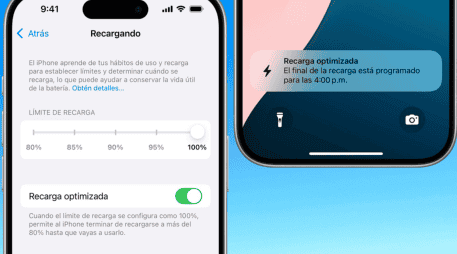 Todas las baterías recargables son componentes que se consumen con el uso, y su rendimiento disminuye a medida que aumenta su edad química.  ESPECIAL/IPHONE