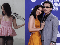 Esmeralda Camacho forma parte de la sección de violines de la banda que acompaña a Christian Nodal en sus giras.  ARCHIVO/EFE INSTAGRAM/@esmeralda_canape 