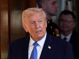 El mandatario estadounidense señaló que su país intentará recuperar derechos petroleros que, según él, fueron retirados por Venezuela. EFE/Y. Gripas