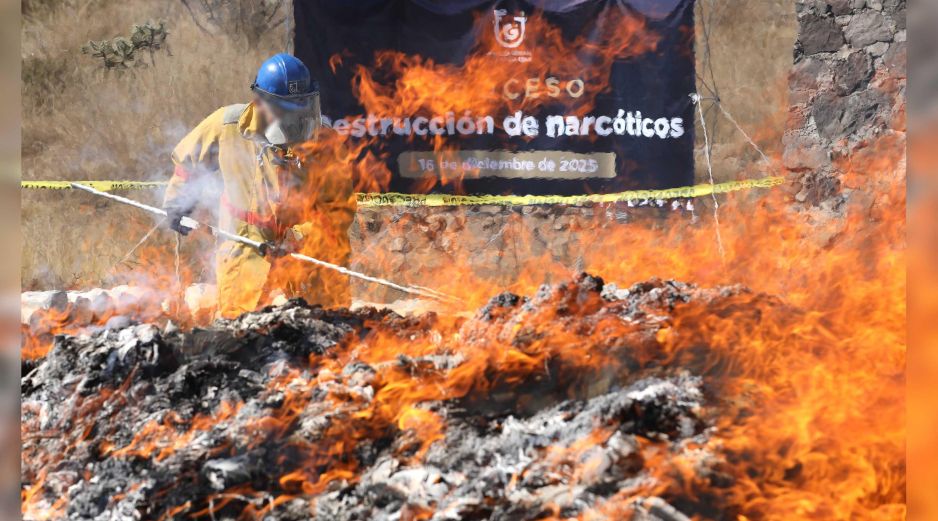 La droga destruida provino de investigaciones iniciadas en 1970 y de casos abiertos en 2025. X/@FiscaliaCDMX