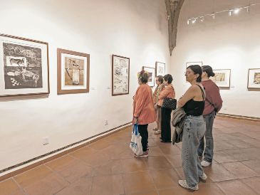 La exposición “De Juchitán al Universo, obra de Francisco Toledo” fue una de las más visitadas.  FOTOS: CORTESíA