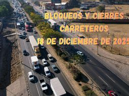 Bloqueos y cierres de carreteras en México este 18 de diciembre de 2025. EL INFORMADOR / ARCHIVO