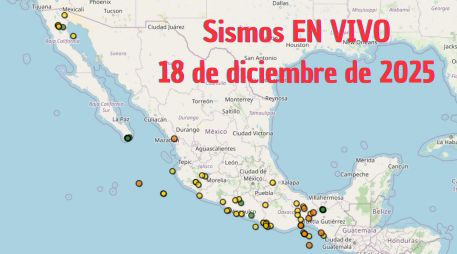 Sismos en México | EN VIVO | 18 de diciembre de 2025. ESPECIAL / SSN
