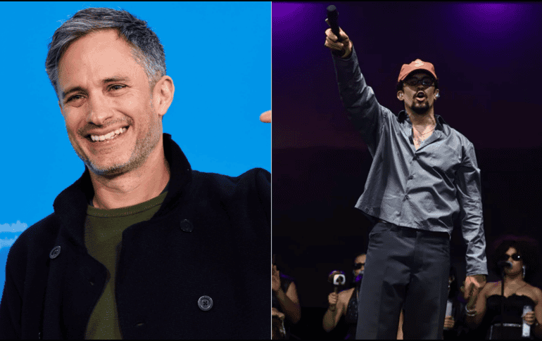 Captan a Gael García en concierto de Bad Bunny. ESPECIAL / EFE