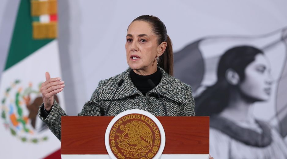 Sheinbaum planteó que la postura en contra de la intervención debería ser compartida por países suramericanos. EFE/M. Guzmán