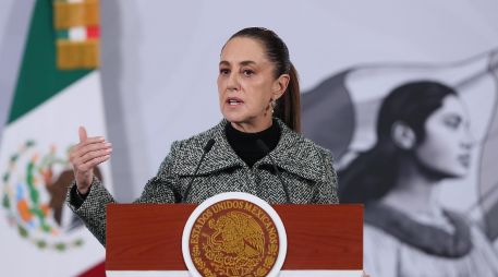 Sheinbaum planteó que la postura en contra de la intervención debería ser compartida por países suramericanos. EFE/M. Guzmán