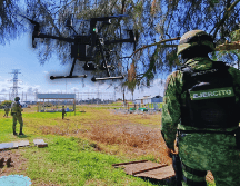 Sheinbaum informó que en el último año se han registrado ataques con drones en contra de elementos de la Sedena. EL INFORMADOR / ARCHIVO