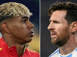 Uno de los principales atractivos del duelo será el enfrentamiento sobre el césped de Lionel Messi y el prodigio Lamine Yamal, pasado y presente del Barcelona. ESPECIAL, AFP / L. Robayo