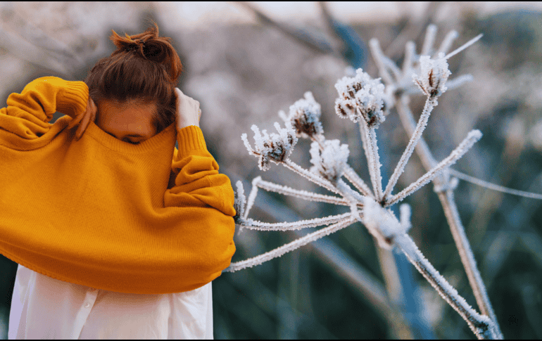 Es importante vestirse con varias capas de ropa que atrapen el calor, pero que ayuden a prevenir la sudoración, porque eso hará que se sienta más frío. ESPECIAL / CANVA