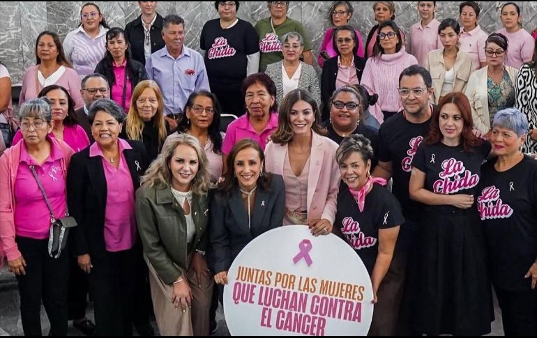 La presidenta del Sistema DIF Jalisco, Maye Villa de Lemus, y la diputada y presidenta de la Comisión de Higiene, Salud Pública y Prevención de las Adicciones, Mónica Magaña, realizaron el anuncio. Este recurso busca brindar un respaldo fundamental a las pacientes en todo el Estado. CORTESÍA