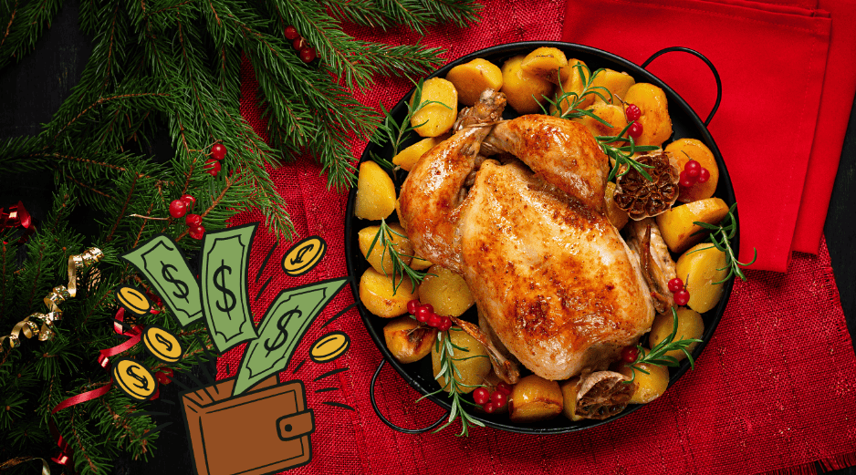 La cena tradicional de Navidad y Año Nuevo en México suele incluir entradas, un plato fuerte, bebidas, postre y la infaltable ensalada de manzana. CANVA