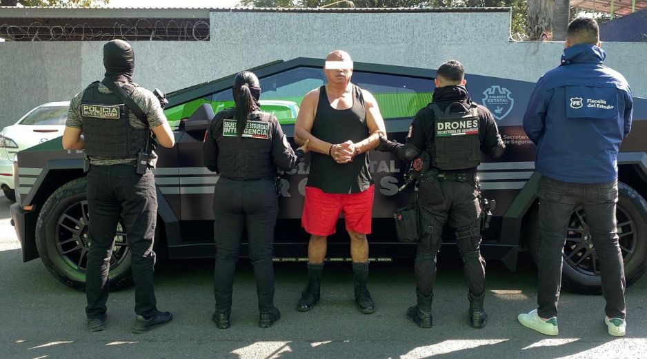 Mediante labores de inteligencia, análisis de información y seguimiento con apoyo de la unidad de drones Cybertruck, se implementó un operativo, en coordinación con la Policía de Investigación. CORTESÍA