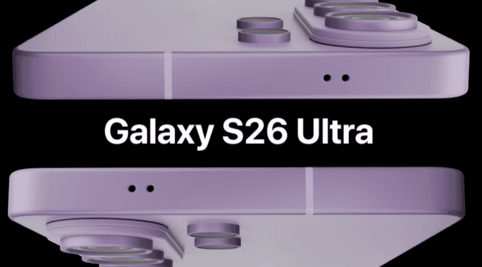 Una de las principales novedades de los Galaxy S26 será su nuevo diseño Samsung plena actualizar la estética de los tres modelos. CAPTURA DE PANTALLA / YOUTUBE / @DrTech
