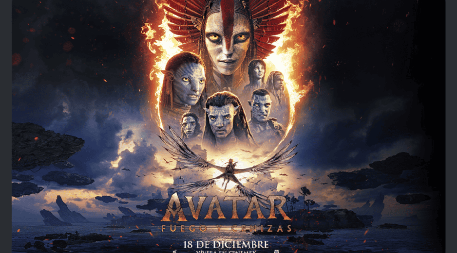 Cameron apuesta nuevamente por una propuesta que combine espectáculo, emoción y una reflexión sobre el futuro de la humanidad y su relación con otros mundos, manteniendo viva una saga que ha marcado historia en el cine. ESPECIAL/X/ @Cinemex