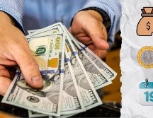 De acuerdo con un reporte de Bloomberg, el dólar comenzó la jornada con una caída. ESPECIAL / CANVA