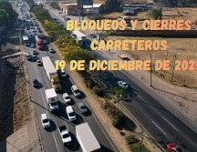 Bloqueos y cierres de carreteras en México este 19 de diciembre de 2025. EL INFORMADOR / ARCHIVO