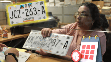 El canje de placas es un trámite obligatorio para todos aquellos vehículos cuyas láminas tienen los diseños 