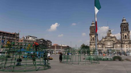 El Zócalo será el epicentro del festival navideño “Luces de Invierno”. SUN/H. Salvador