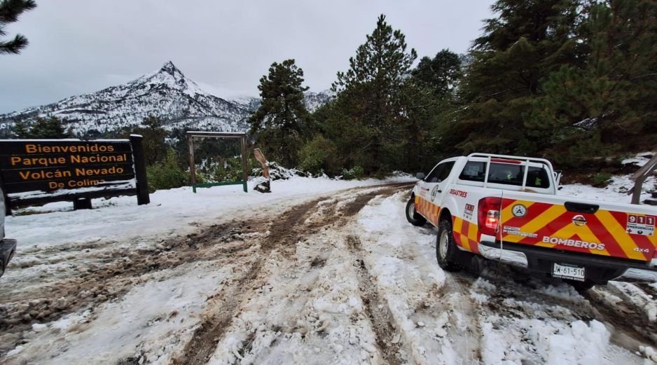 El Nevado de Colima es el punto más popular donde los jaliscienses pueden ver paisajes invernales. X / @PCJalisco