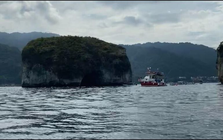 Esta playa ubicada en Puerto Vallarta representa un riesgo sanitario para uso recreativo, a diferencia del resto de las playas monitoreadas en la región. EL INFORMADOR / O. F. López
