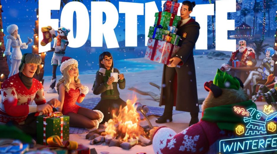 Fortnite publicó algunas pistas de las sorpresas que llegarían con el Festival de Invierno de este año. X/@Fortnite