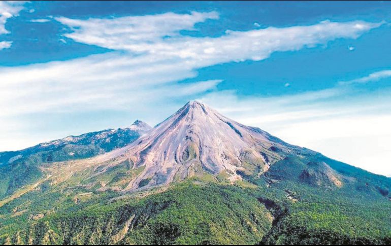 El Nevado de Colima forma parte de un Área Natural Protegida federal que resguarda ecosistemas de pino, oyamel y encino. CORTESÍA