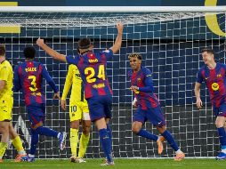 El Barcelona finaliza el año con 46 puntos, a cuatro de distancia con el Real Madrid. EFE / A. Escobar