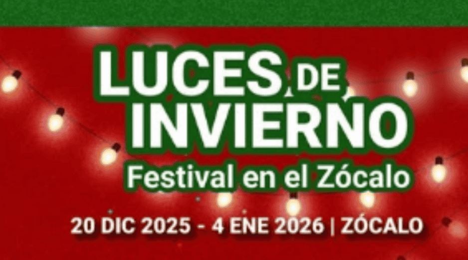 El Festival de Luces ilumina en el Zócalo amplia oferta artística y musical para todo público. INSTAGRAM / @amor_de_festival