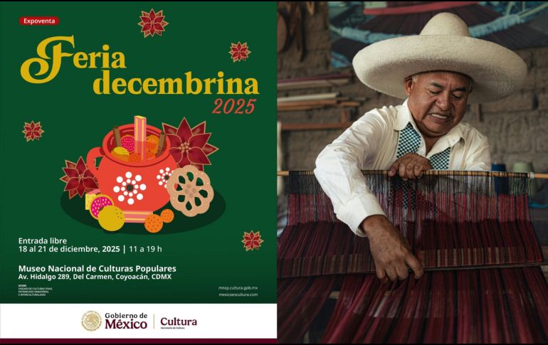 Este encuentro anual se realiza con acceso gratuito al público y busca impulsar la vinculación comunitaria, además de fomentar la promoción, difusión y fortalecimiento del arte popular mexicano. ESPECIAL/GOBIERNO DE MÉXICO