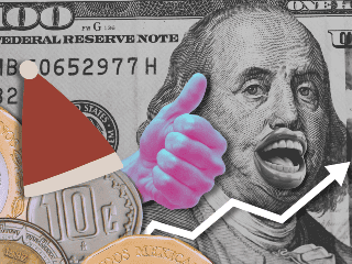 Recuerda que la cotización del dólar cambia a lo largo del día, por lo que su precio final de compra y venta puede variar; de momento, el peso mexicano se muestra firme, días previos a Navidad. ESPECIAL / Canva