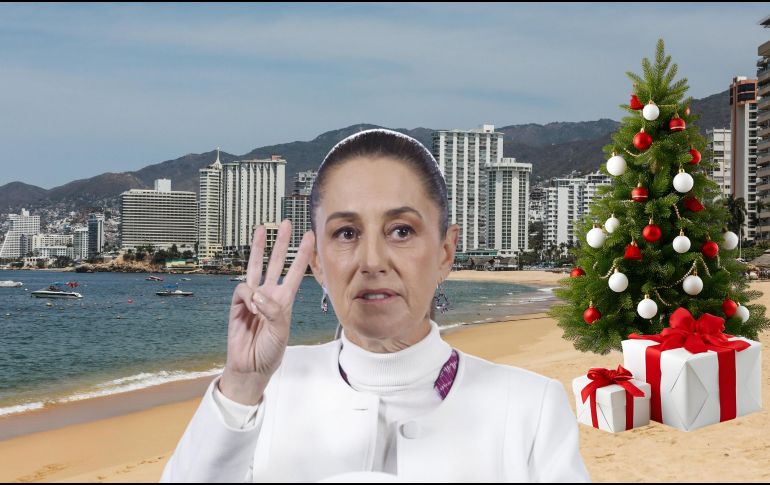 Claudia Sheinbaum descansará después de Navidad y de Año Nuevo. ESPECIAL, EFE / S. Gutiérrez y EFE / ARCHIVO