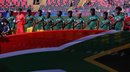 La Selección de Sudáfrica logró su clasificación a la Copa Africana de Naciones tras finalizar en el primer lugar del Grupo K durante la fase eliminatoria de 2024. AFP / ARCHIVO